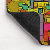 Geometrische Kunst der "Subway" Mousepad (Ecke)