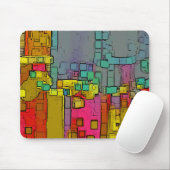 Geometrische Kunst der "Subway" Mousepad (Mit Mouse)