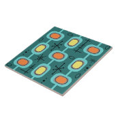 Geometrische Kunst des Weltraumzeitalters Aquamari Fliese (Seite)