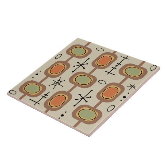 Geometrische Kunst des Weltraumzeitalters Fliese (Seite)