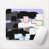 Geometrische Kunst "Dreaming Blue" Mousepad (Mit Mouse)