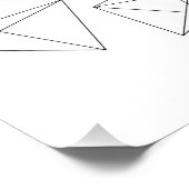 Geometrische Kunst Fotodruck (Ecke)