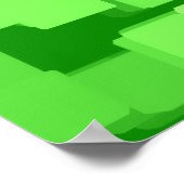 Geometrische Kunst "Iceberg" Poster (Ecke)