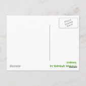 Geometrische Kunst "Iceberg" Postkarte (Rückseite)