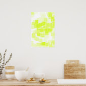 Geometrische Kunst "Lemon Meringue" Poster (Küche)