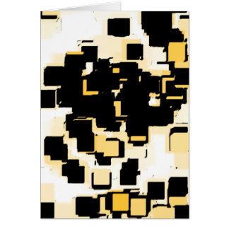 Geometrische Kunst "Orange Chocolate Cake"