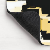 Geometrische Kunst "Orange Chocolate Cake" Mousepad (Ecke)