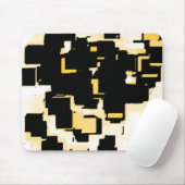 Geometrische Kunst "Orange Chocolate Cake" Mousepad (Mit Mouse)