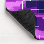 Geometrische Kunst "Plum" Mousepad (Ecke)