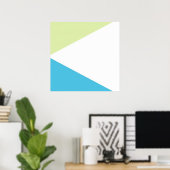 geometrische Kunst Poster (Heimbüro)