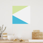 geometrische Kunst Poster (Küche)