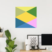geometrische Kunst Poster (Heimbüro)