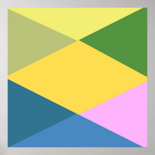 geometrische Kunst Poster (Vorne)