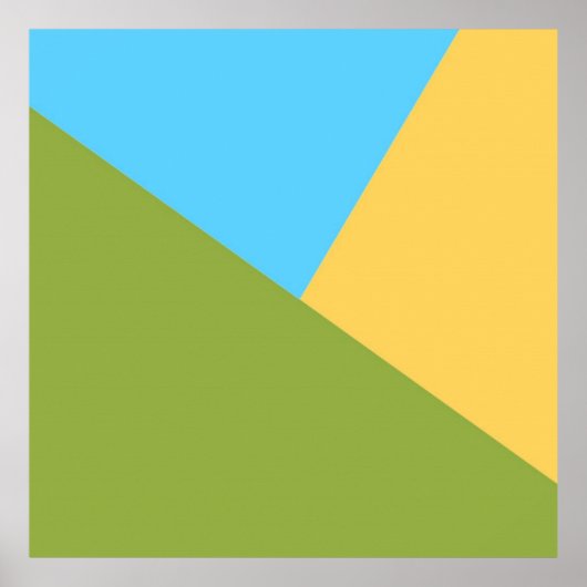 geometrische Kunst Poster (Vorne)