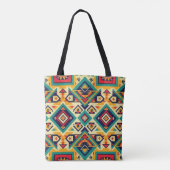 Geometrische Kunst Tasche (Rückseite)