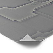 Geometrische Kunst "Twilignt" Poster (Ecke)