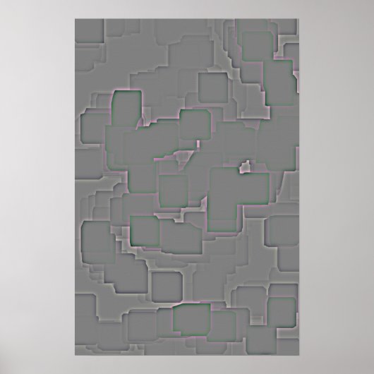 Geometrische Kunst "Twilignt" Poster (Vorne)