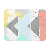 Geometrische Kunstdrucke Magnet (Horizontal)