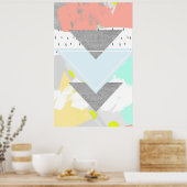 Geometrische Kunstdrucke Poster (Küche)
