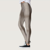 geometrische Kunstrohre für optische Täuschung Leggings (Links)