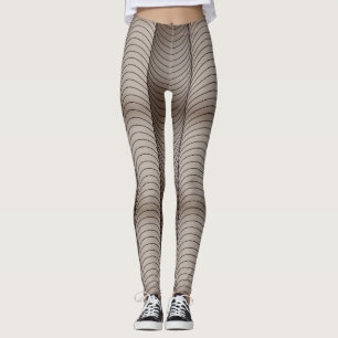 geometrische Kunstrohre für optische Täuschung Leggings