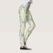 geometrische Kunstrohre für optische Täuschung Leggings (Rechts)