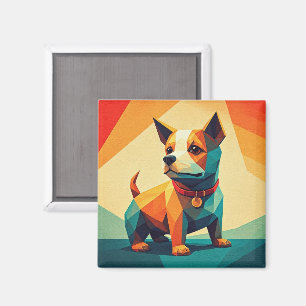 Geometrische Kunstwerke mit hoher Emotionalität ei Magnet