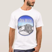 Geometrische Landschaft Ben Nevis T-Shirt (Vorderseite)
