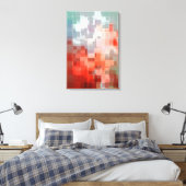 Geometrische Landschaft Leinwanddruck (Insitu (Schlafzimmer))