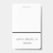 geometrische Lanyard Ausweis (Back)