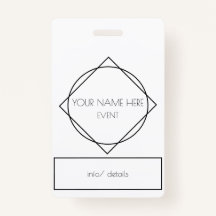 geometrische Lanyard