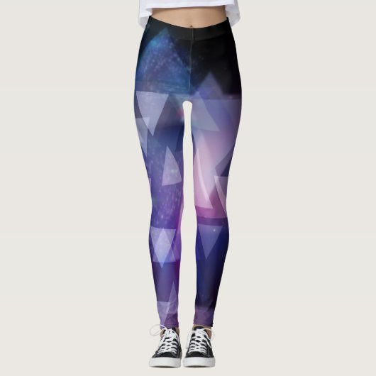 geometrische Leggings (Vorderseite)