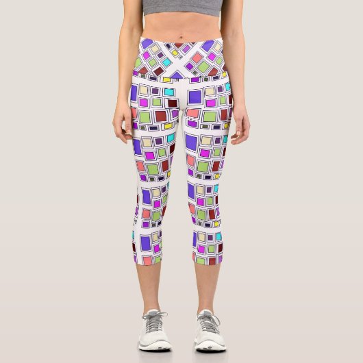 geometrische Leggings (Vorderseite)