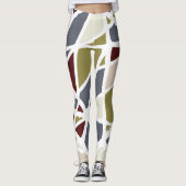 geometrische Leggings (Vorderseite)