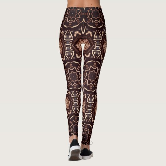 geometrische Leggings (Rückseite)