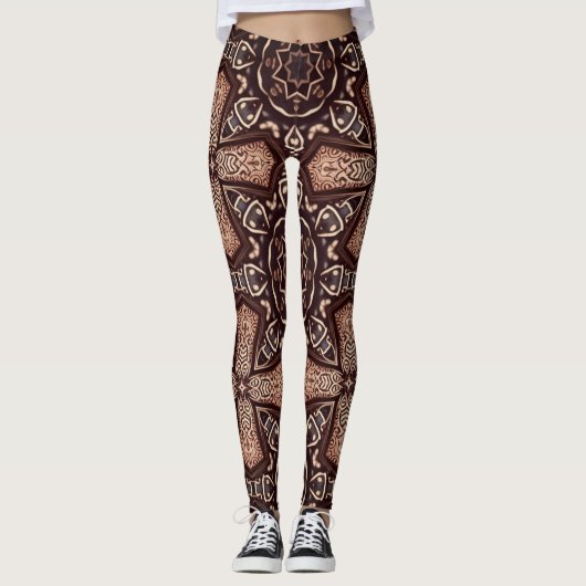 geometrische Leggings (Vorderseite)