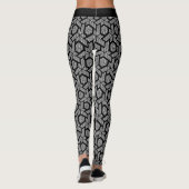 geometrische Leggings für die weißen Punkte (Rückseite)