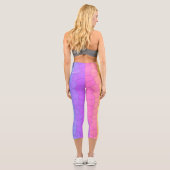 Geometrische Leggings für Helle Regenbogen (Rückseite)