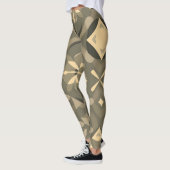 Geometrische Leggings - Stilvolles Nahtloses Muste (Links)