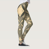 Geometrische Leggings - Stilvolles Nahtloses Muste (Rechts)