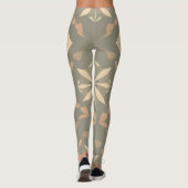 Geometrische Leggings Weichfarben (Rückseite)