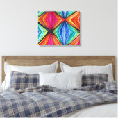 Geometrische Leinwand der Rainbow-Grafik (Insitu (Schlafzimmer))