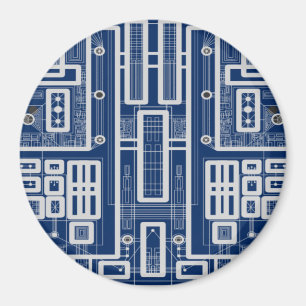 Geometrische Leiterplatte Magnet