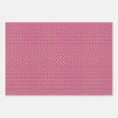 Geometrische Liebe in Magenta, Korallen, Rosa Geschenkpapier Set (Vorderseite 2)