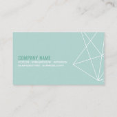 Geometrische lineare Visitenkarte (Rückseite)