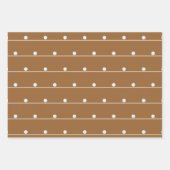 geometrische Linie für das Urlaubsmuster und Polka Geschenkpapier Set (Vorderseite 2)