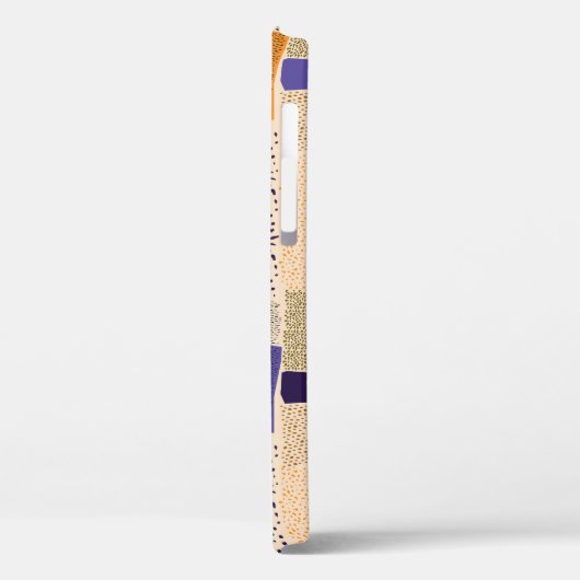 Geometrische Linien mit Unterteilung in Abstrakte  Case-Mate iPhone Hülle (Rückseite / Links)