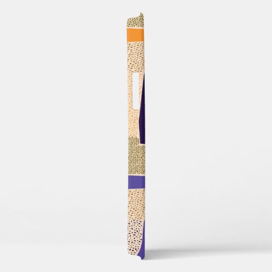 Geometrische Linien mit Unterteilung in Abstrakte  Case-Mate iPhone Hülle (Rückseite / Rechts)