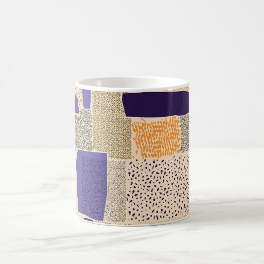 Geometrische Linien mit Unterteilung in Abstrakte Kaffeetasse (Mittel)