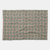 Geometrische Linien Muster Geschirrtuch (Horizontal)